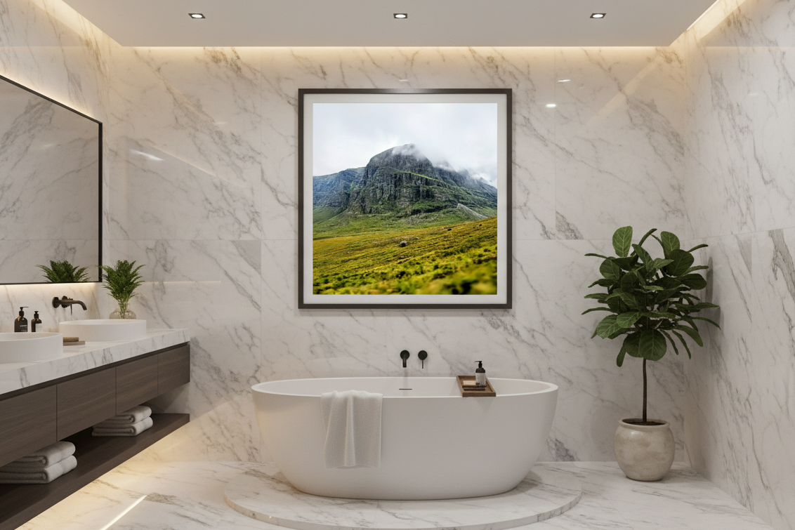 Highland Mountain Matte Poster 16x20 - Scottish Landscape Print