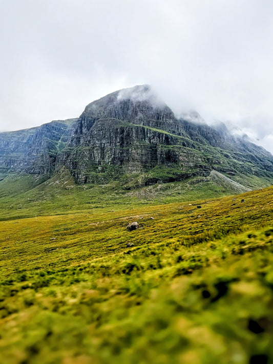 16x24 Highland Mountain Matte Poster - Scottish Landscape Print