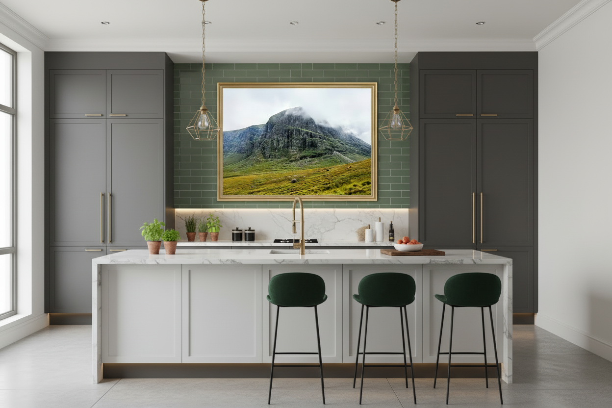 Highland Mountain Matte Poster 16x20 - Scottish Landscape Print